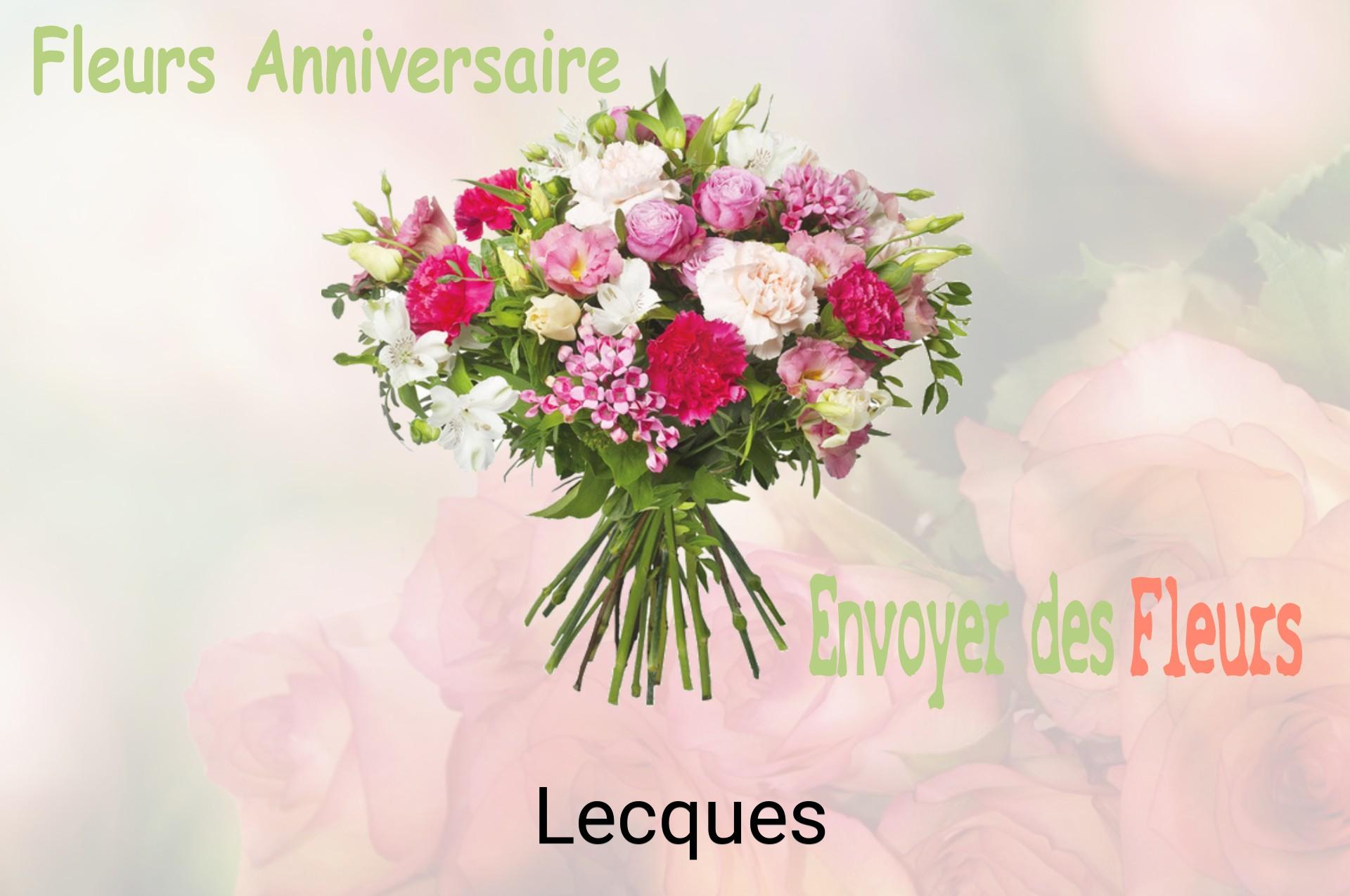 Bouquet de fleurs d’anniversaire livré à Lecques