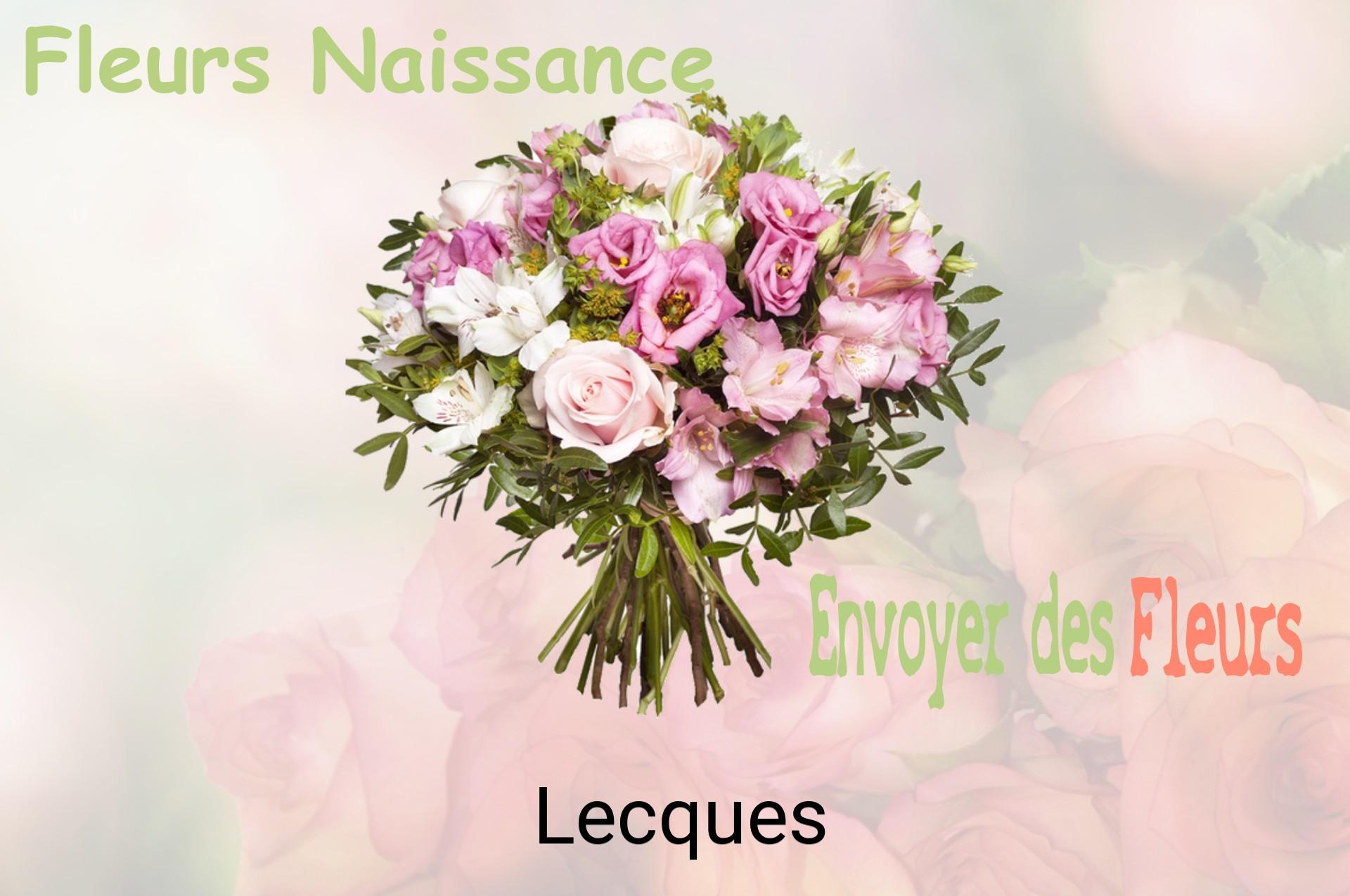 Bouquet de fleurs de naissance livré à Lecques